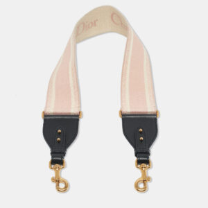luxury-women-dior-used-accessories-p1129866-001-2.jpg dior pink/black embroidered canvas and leather shoulder bag strap