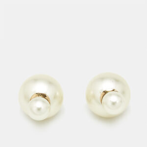 luxury-women-dior-used-accessories-p1187841-001-2.jpg dior tribales faux pearl gold tone earrings