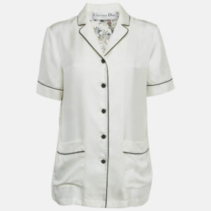 luxury-women-dior-used-clothes-p1204856-001.jpg christian dior white dior jardin d'hiver print silk shirt s