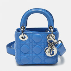 luxury-women-dior-used-handbags-p1191250-001.jpg dior blue cannage leather nano lady dior tote