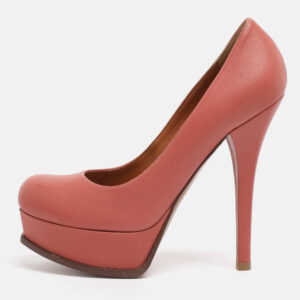luxury-women-fendi-used-shoes-p1209699-010.jpg fendi old rose leather fendista platform pumps size 39.5