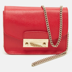 luxury-women-furla-used-handbags-p1173753-013.jpg furla red leather mini metropolis chain shoulder bag