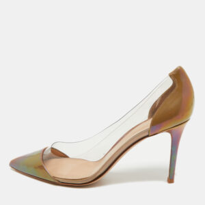 luxury-women-gianvito-rossi-new-shoes-p1181649-001.jpg gianvito rossi brown/transparent patent leather and pvc plexi pumps size 41