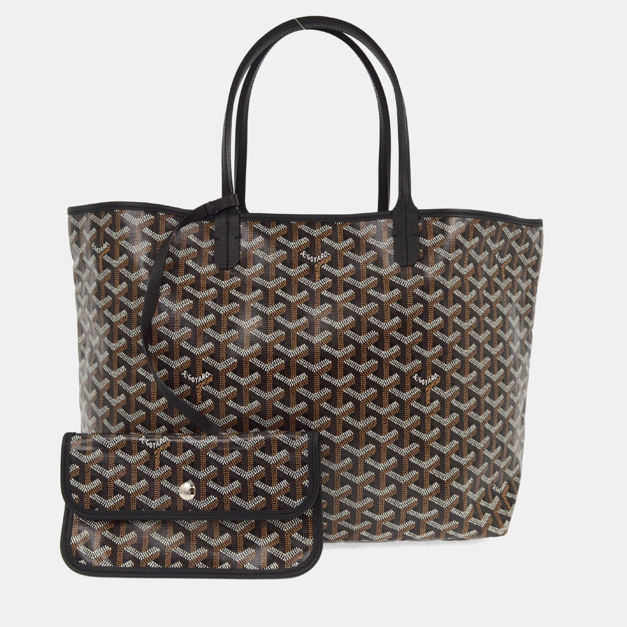 goyard black/multicolor saint louis pm tote bag