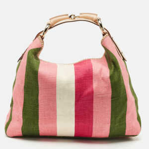 luxury-women-gucci-used-handbags-p1195029-014.jpg gucci multicolor stripe canvas and leather large horsebit handle bag