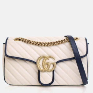 gucci small calfskin torchon gg marmont shoulder bag