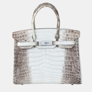 hermes birkin 30 himalaya niloticus crocodile diamond tote bag