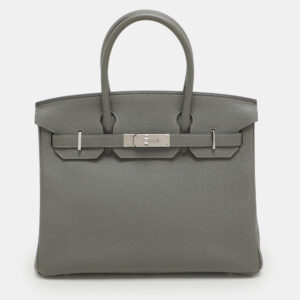 luxury-women-hermes-used-handbags-p1176176-001.jpg hermes griss mouette togo leather palladium finish birkin 30 bag