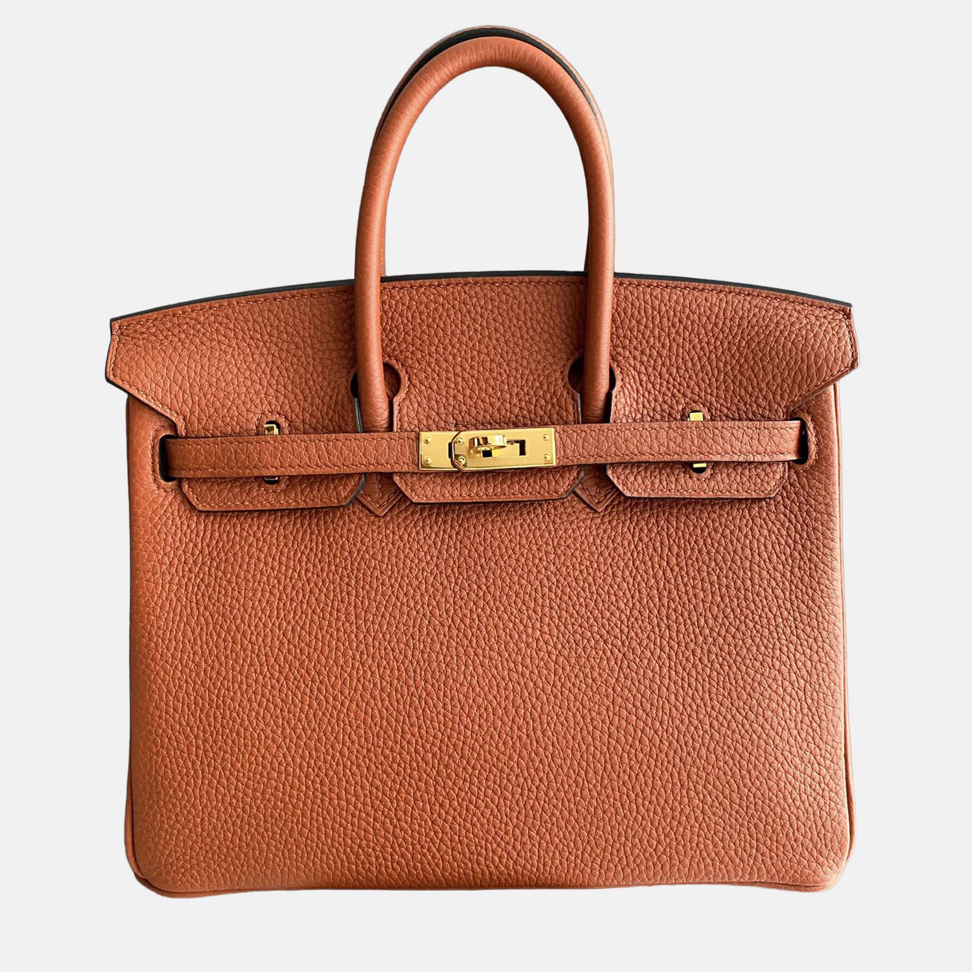 hermes birkin 25 leather handbag