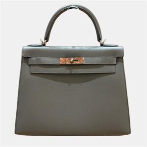 luxury-women-hermes-used-handbags-p1209786-010.jpg hermes kelly 28 grey leather handbag