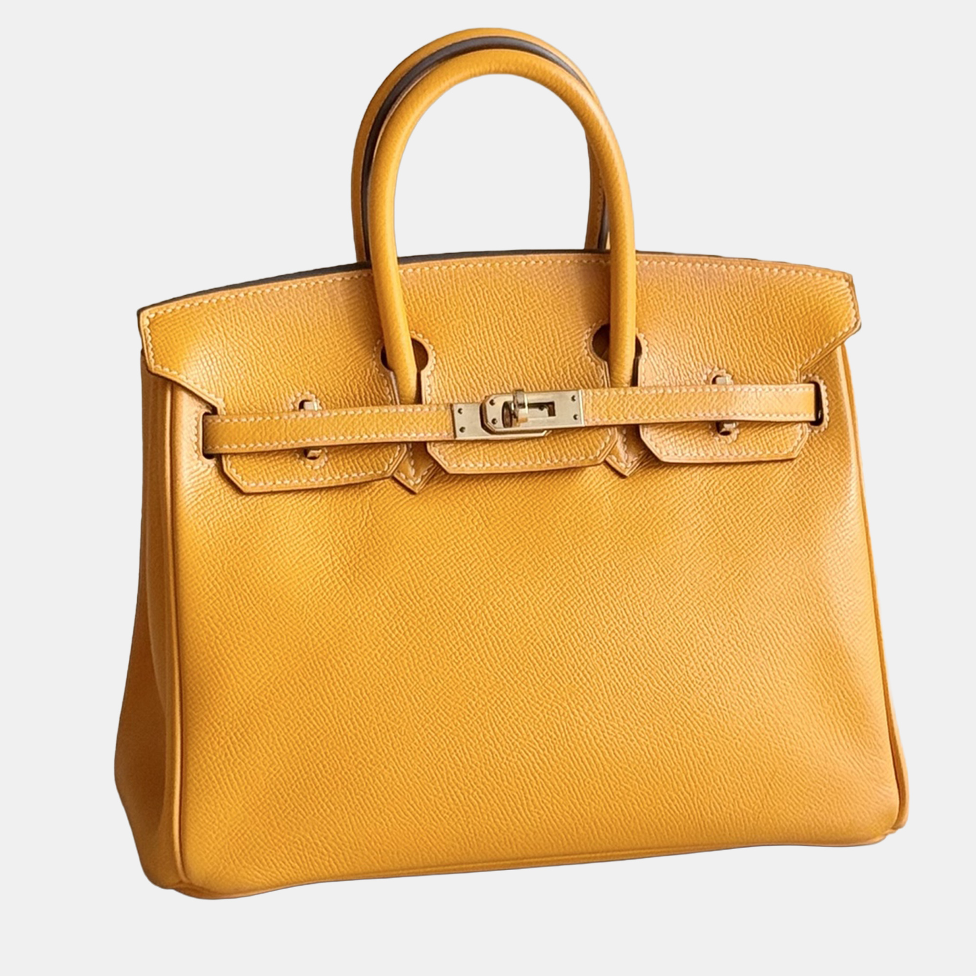 hermes birkin 30 yellow epsom leather handbag