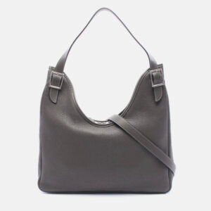 luxury-women-hermes-used-handbags-p1210514-003.jpeg hermes masai gray graphite clemence leather shoulder bag gm