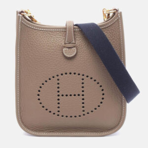 luxury-women-hermes-used-handbags-p1210518-003.jpeg hermes evelyne etoupe grey clemence leather shoulder bag tpm