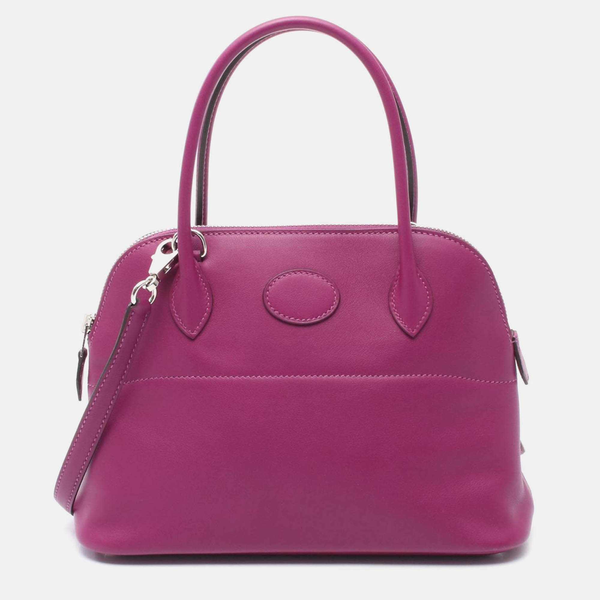 hermes bolide27 anemone swift leather shoulder handbag 047653ck
