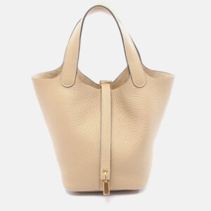 luxury-women-hermes-used-handbags-p1210526-004.jpeg hermes picotin lock beige trench clemence leather handbag pm