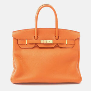 luxury-women-hermes-used-handbags-p1210532-003-1.jpeg hermes birkin 35 orange clemence leather handbag