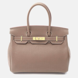 luxury-women-hermes-used-handbags-p1210537-001.jpeg hermes birkin 30 etoupe grey togo leather handbag
