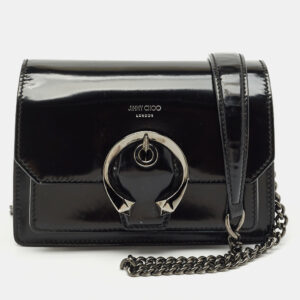 luxury-women-jimmy-choo-used-handbags-p1179910-014.jpg jimmy choo black glossy leather madeline shoulder bag