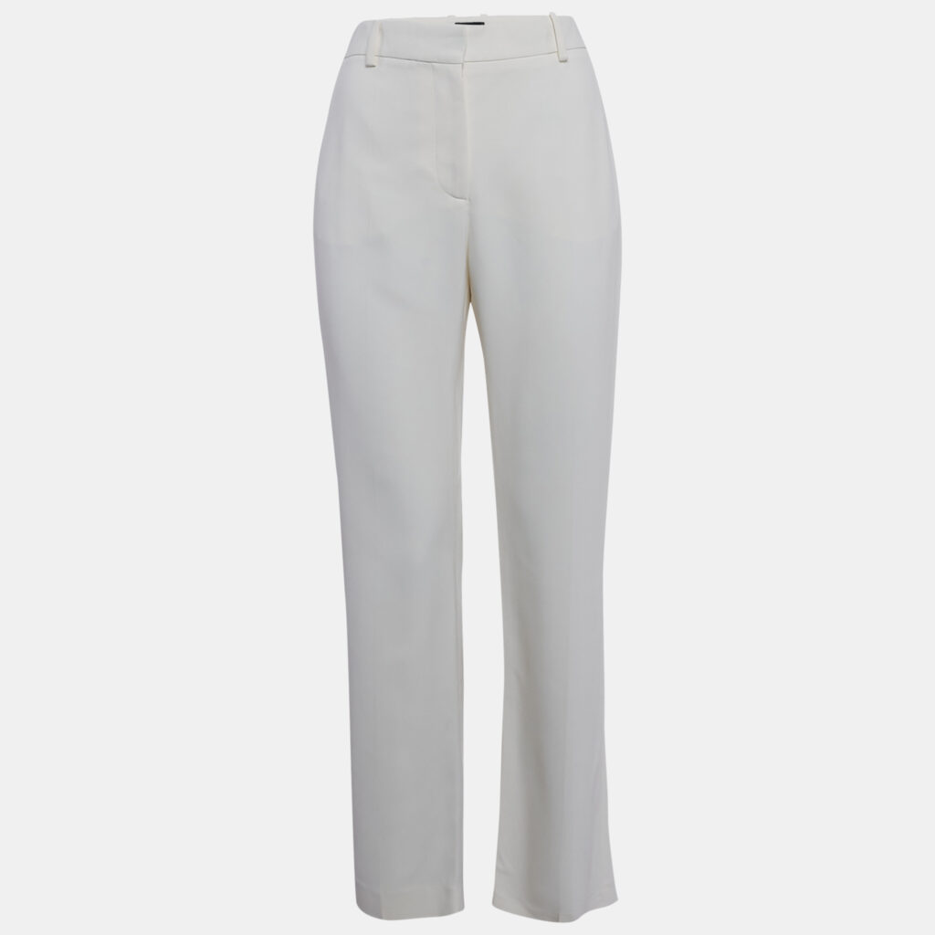Joseph Ivory Stretch Cream Coleman Trousers M
