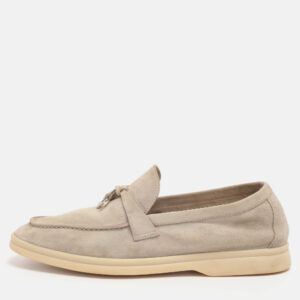luxury-women-loro-piana-used-shoes-p1209939-010.jpg loro piana light beige suede summer charms walk loafers size 38