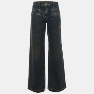 luxury-women-louis-vuitton-new-clothes-p1209994-008.jpg louis vuitton dark blue denim flared jeans m/waist 30"
