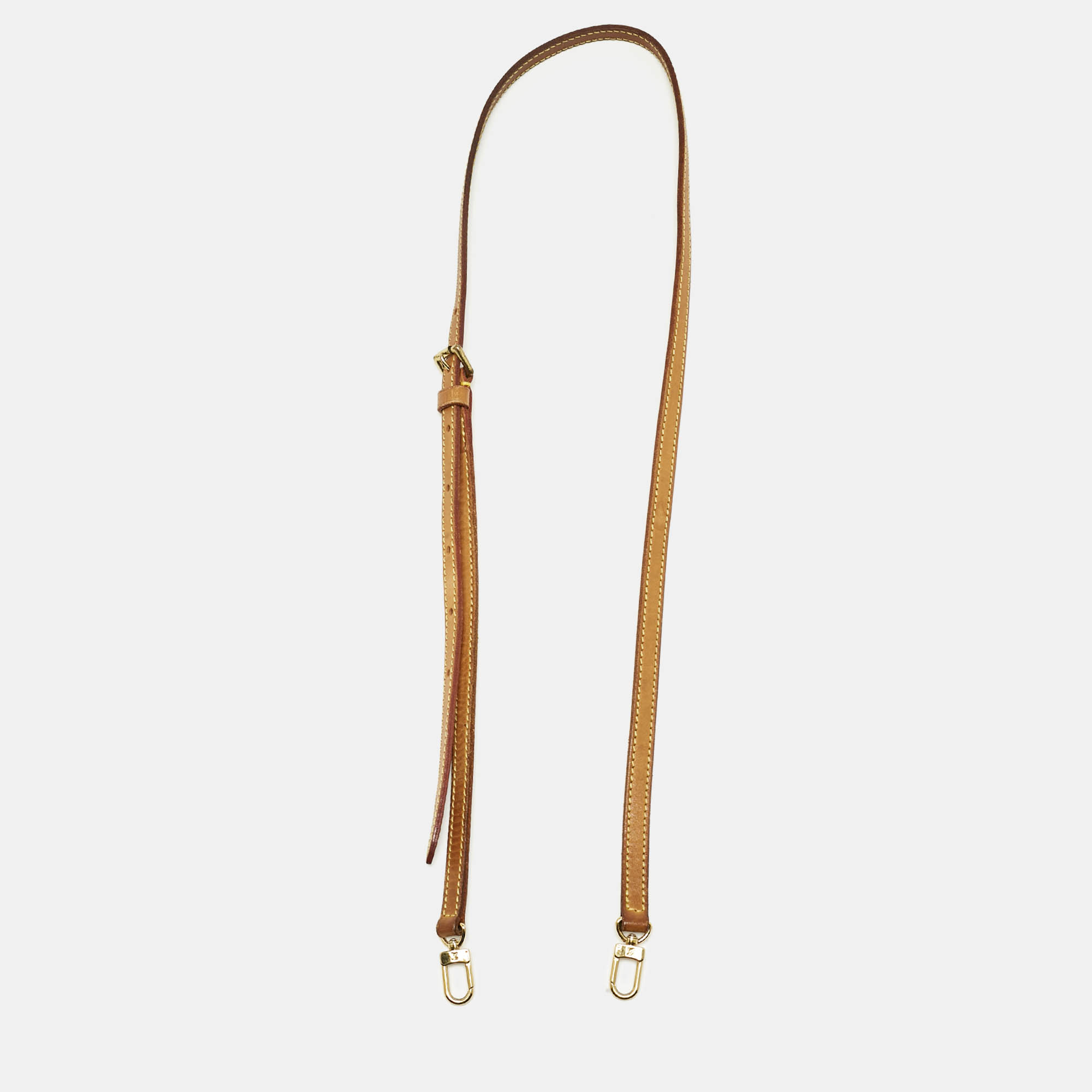 louis vuitton brown leather shoulder bag strap