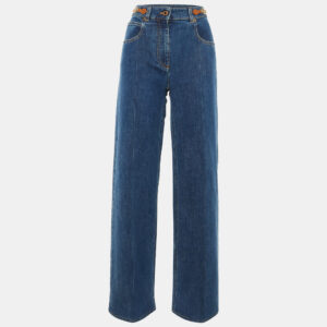 luxury-women-louis-vuitton-used-clothes-p1209638-007.jpg louis vuitton blue denim logo detail wide leg jeans m/waist 29"