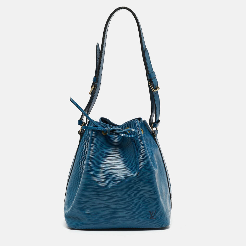 Louis Vuitton Toledo Blu Epi Leather Vintage Noé Bag