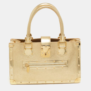 louis vuitton gold suhali leather le fabuleux bag