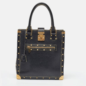 louis vuitton black suhali leather l'imprevisible bag