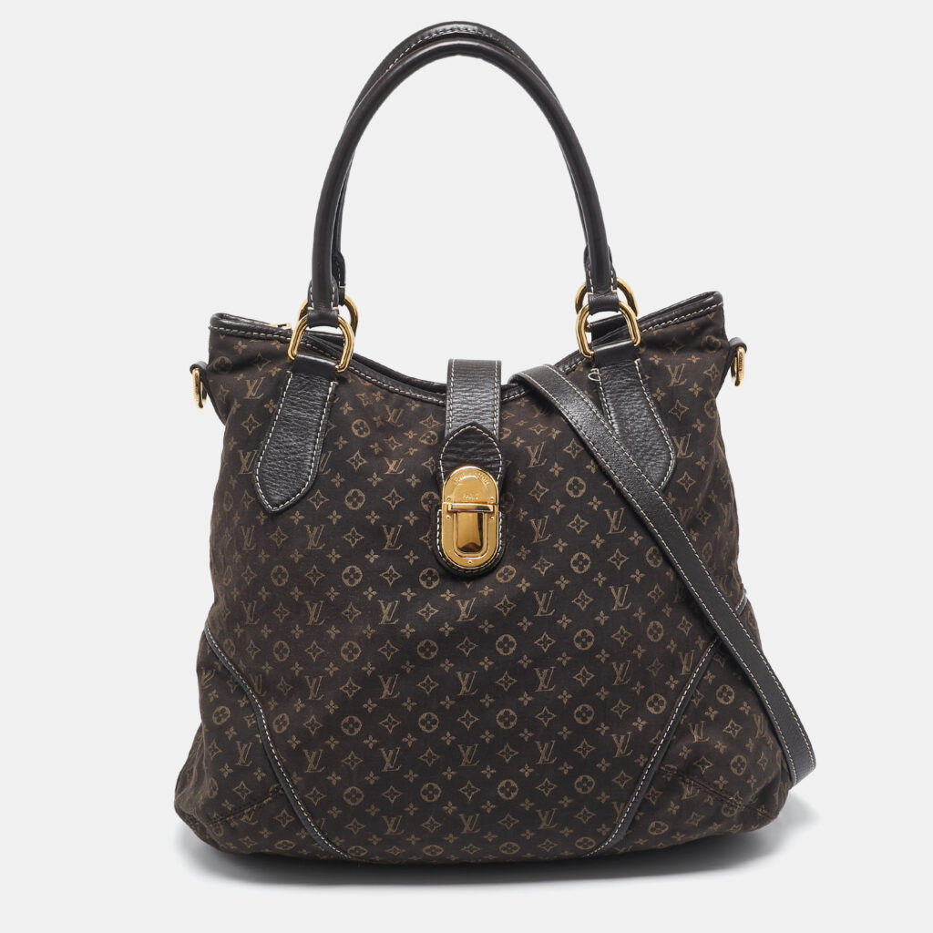luxury-women-louis-vuitton-used-handbags-p1111381-012.jpg Louis Vuitton Fusain Monogram Idylle Canvas Elegie Bag