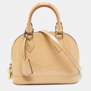 louis vuitton dune monogram vernis alma bb bag