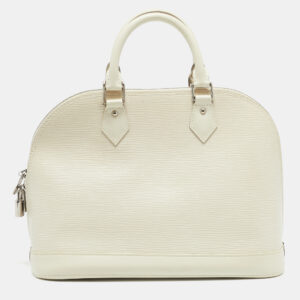louis vuitton ivorie epi leather alma pm bag