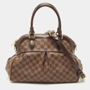 louis vuitton damier ebene canvas trevi pm bag
