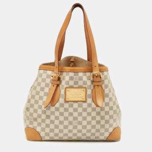 louis vuitton damier azur canvas hampstead mm bag