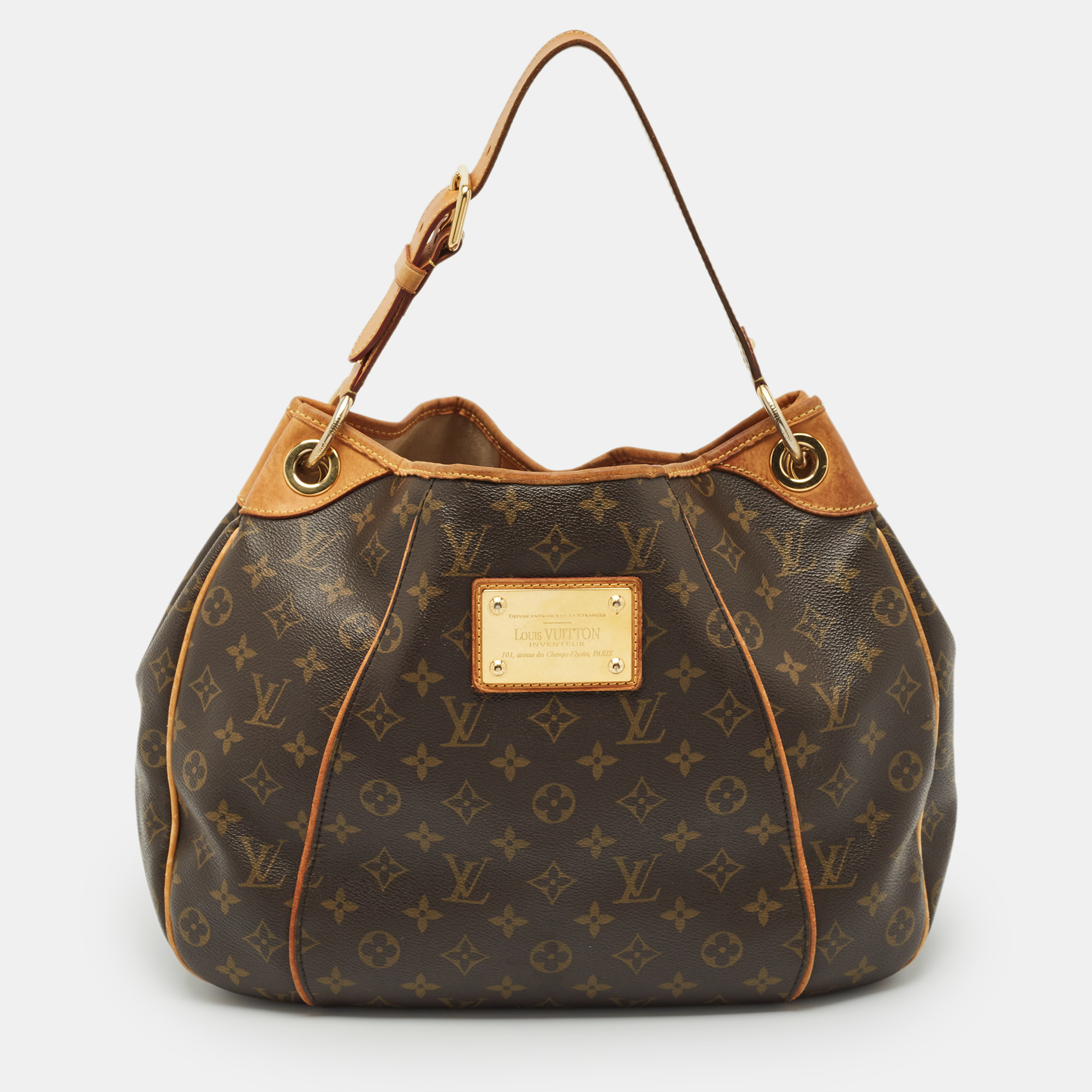 louis vuitton monogram canvas galliera pm bag