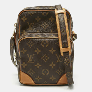 louis vuitton monogram canvas and leather amazone bag