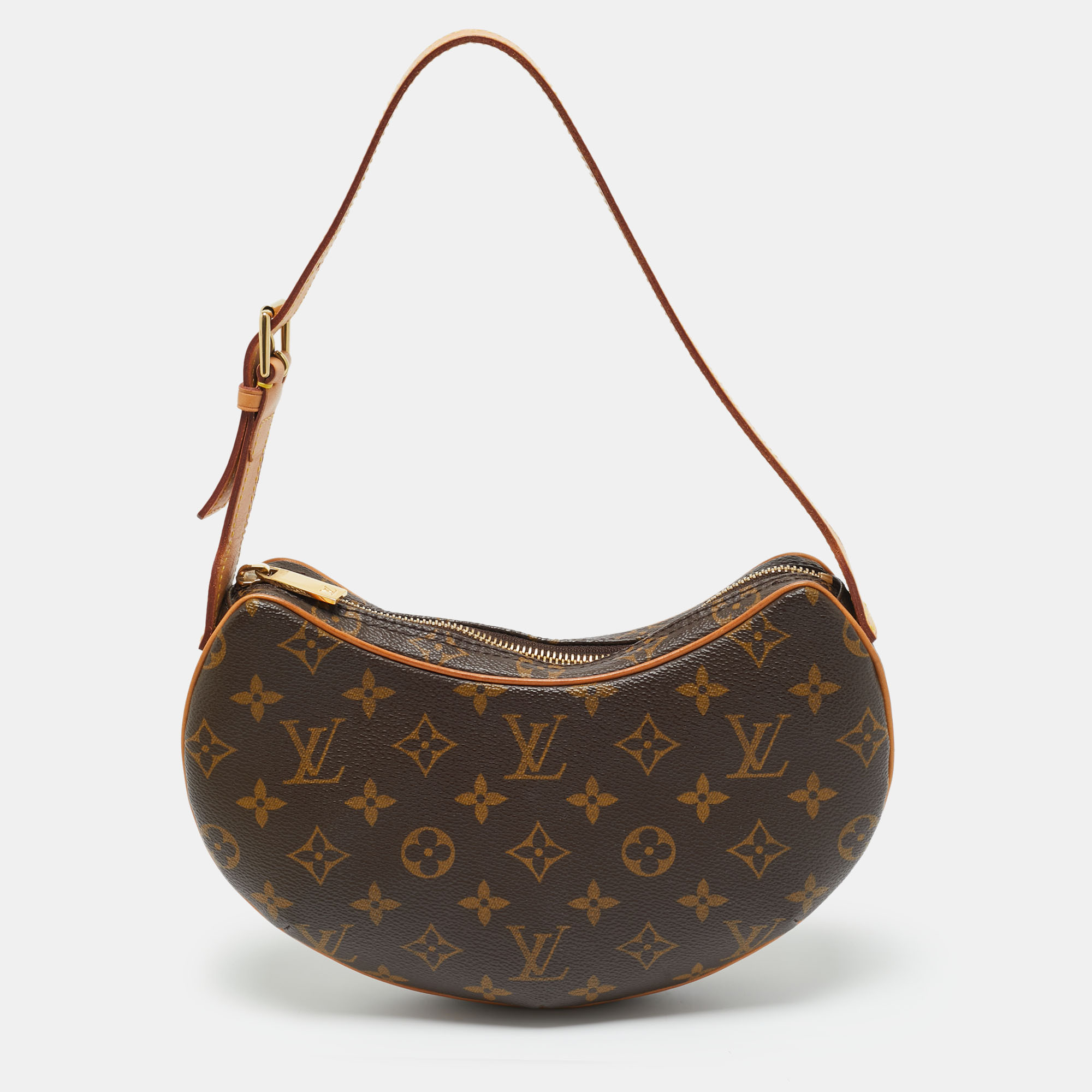 louis vuitton monogram canvas croissant pm bag