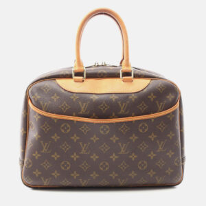 luxury-women-louis-vuitton-used-handbags-p1210563-011.jpeg louis vuitton deauville handbag monogram canvas leather brown