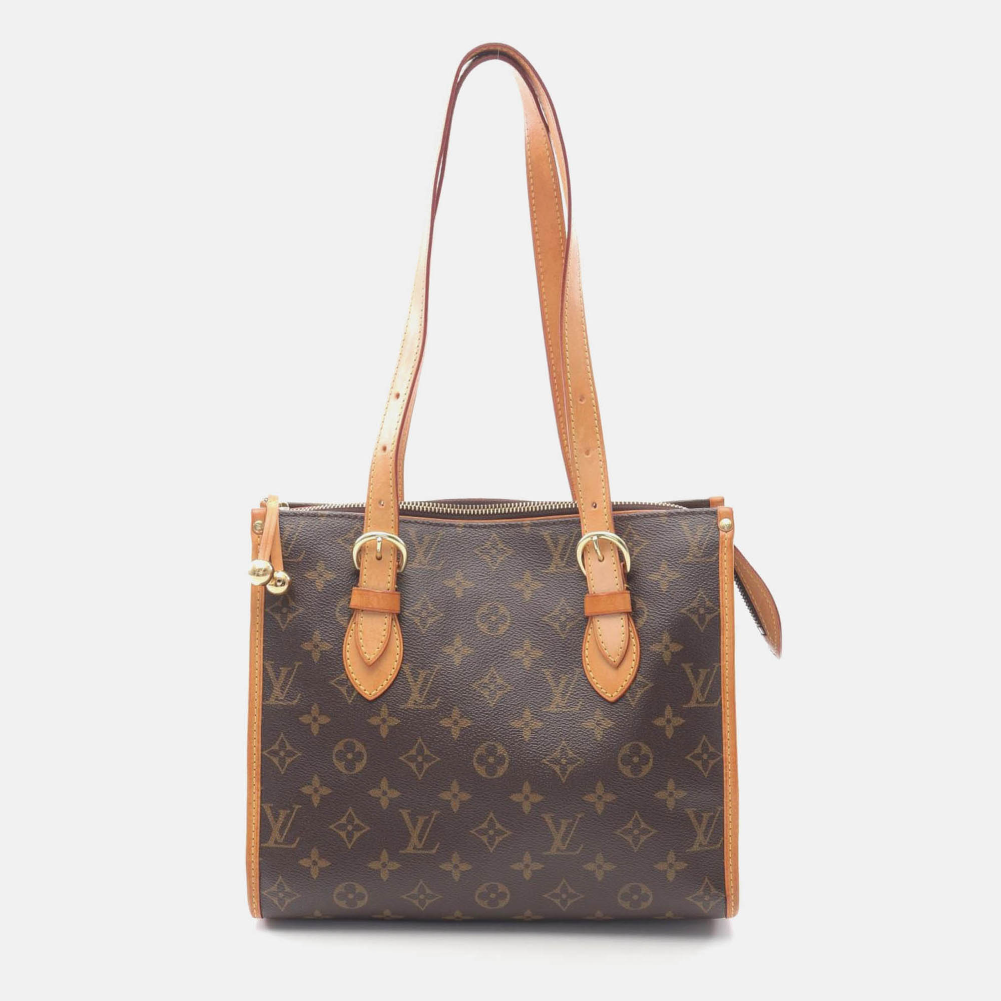 louis vuitton  popincourt haut shoulder tote bag  monogram canvas