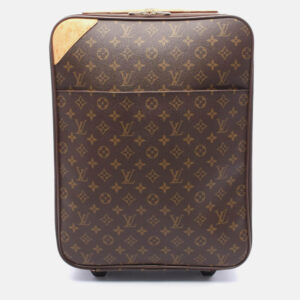 louis vuitton pegas 50 travel bag monogram canvas brown