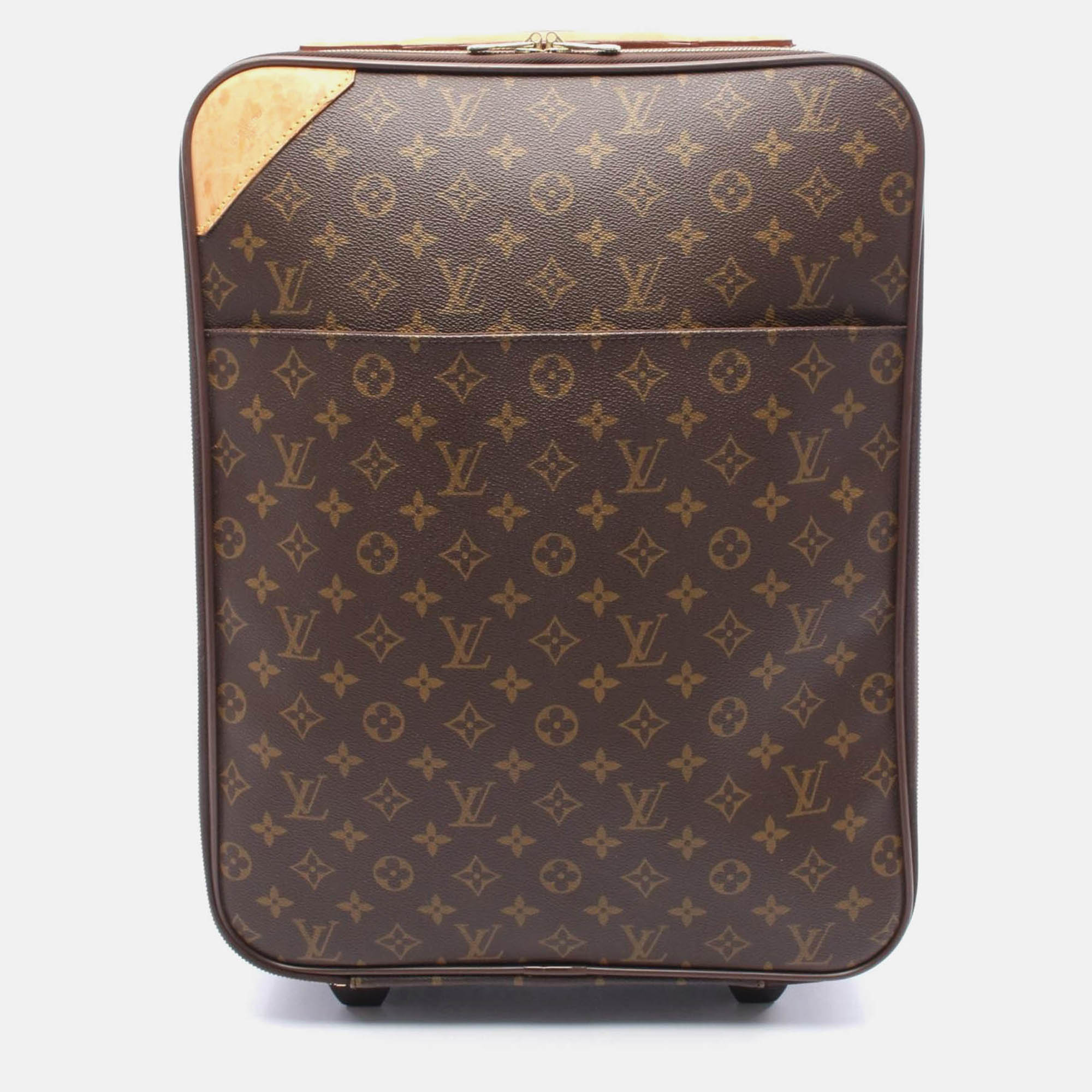 louis vuitton pegas 50 travel bag monogram canvas brown