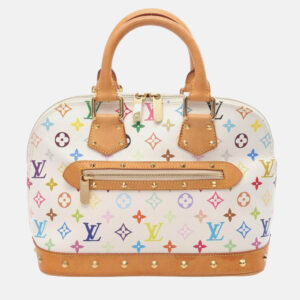 luxury-women-louis-vuitton-used-handbags-p1210590-015.jpeg louis vuitton alma handbag monogram multicolore canvas leather white