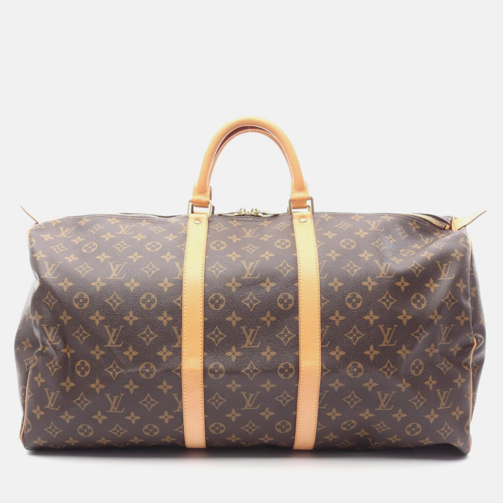luxury-women-louis-vuitton-used-handbags-p1210593-010.jpeg Louis Vuitton Keepall 55 Travel Duffle Bag Monogram Canvas