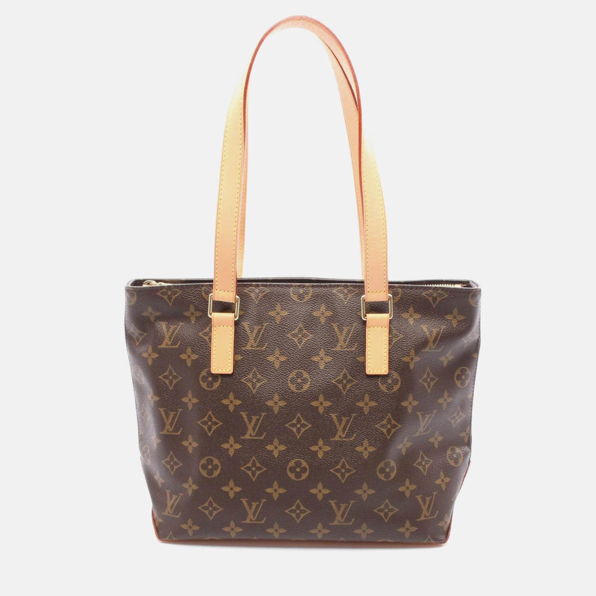 louis vuitton cabas piano shoulder tote bag monogram canvas