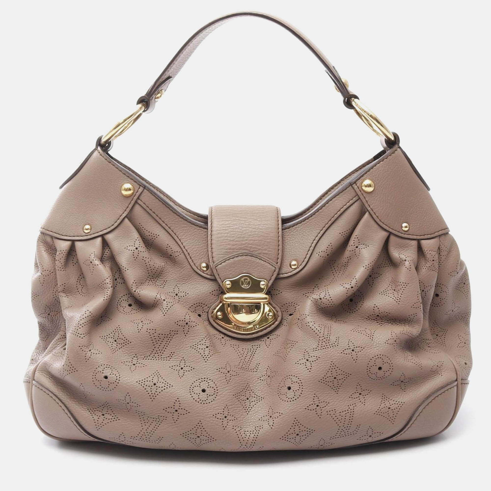 louis vuitton solar pm shoulder bag  mahina leather poodle