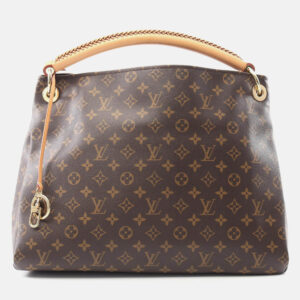 louis vuitton artsy mm shoulder bag  monogram canvas leather