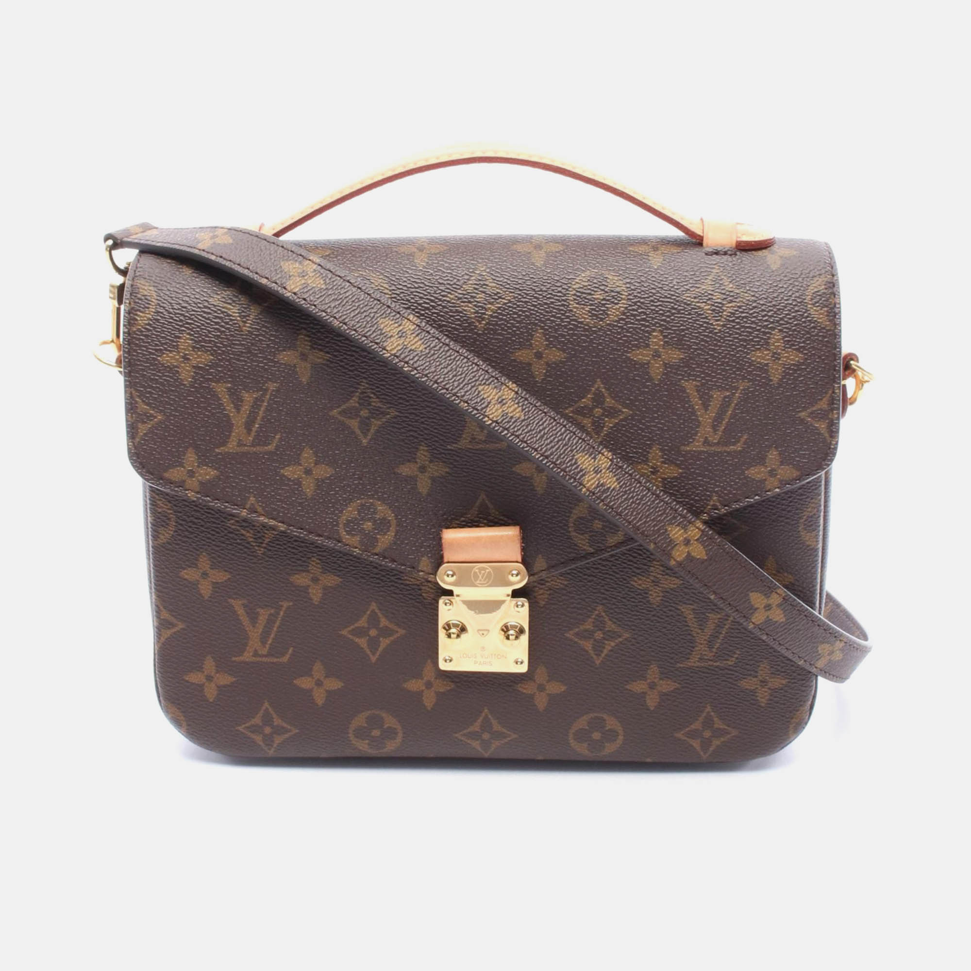 louis vuitton pochette metis mm 2way shoulder handbag  monogram