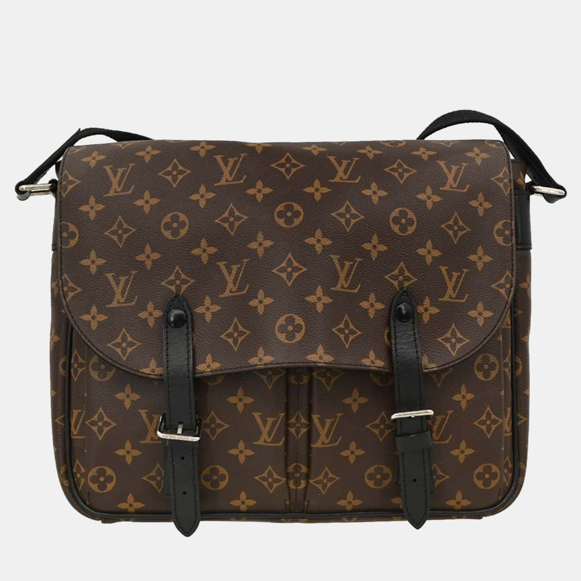 louis vuitton monogram macassar christopher shoulder bag