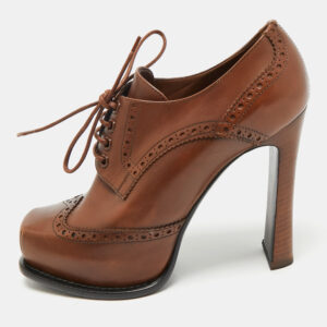 luxury-women-louis-vuitton-used-shoes-p1175892-008.jpg louis vuitton brown leather oxford platform brogue leather booties size 37.5